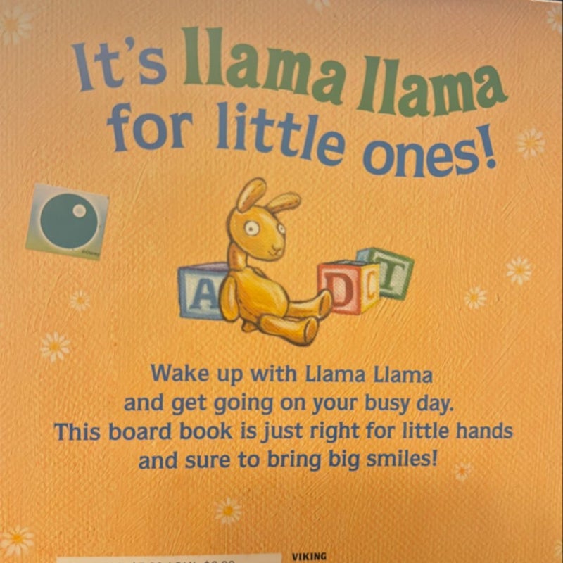 Two books: Llama Llama Nighty-Night and Llama Llama wakey-wake