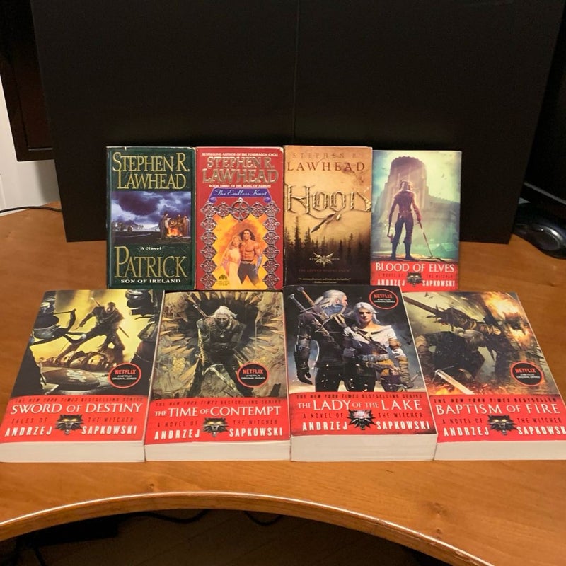 Massive Epic Fantasy Lot: Malazan, Witcher, Game of Thrones, Shannara, More, 32 Books