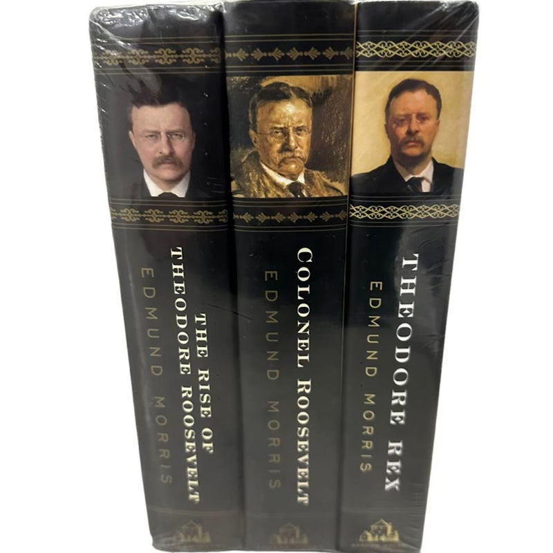 Edmund Morris's Theodore Roosevelt Trilogy Bundle New Sealed