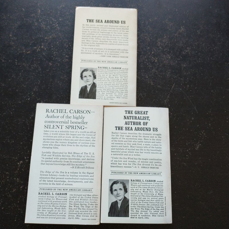 Rachel Carson American Museum Special Members Edition Trilogy Bundle