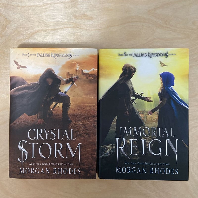 Falling Kingdoms Complete (6) Hardcover Book Series (All First Editions First Printings)