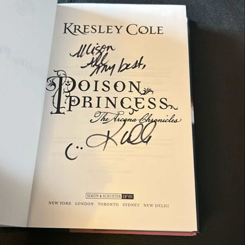 Poison Princess ( oop cover and signed copy)