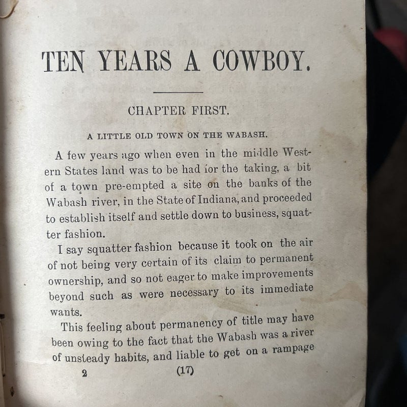 Ten Years A Cowboy