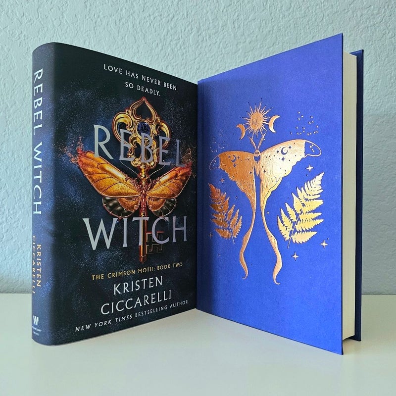 Rebel Witch (Crimson Moth Book 2) by Kristen Ciccarelli Barnes & Noble Exclusive NEW