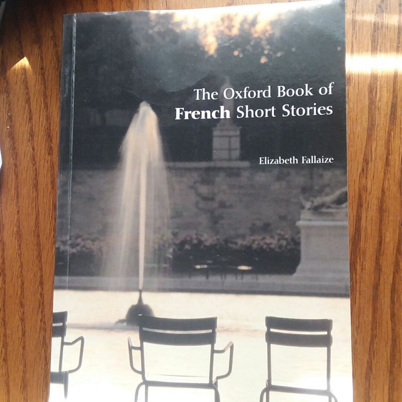 The Oxford Book of French Short Stories