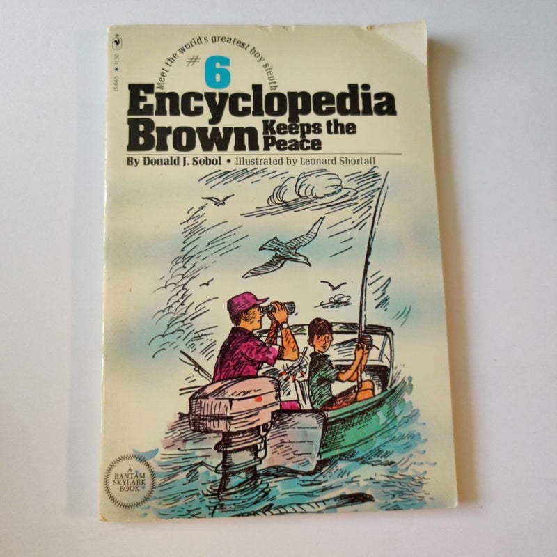 Encyclopedia Brown Keeps The Peace #6