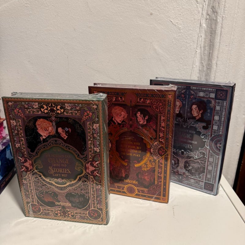 Owlcrtae Emily Wilde's Encyclopaedia of Faeries Set SIGNED