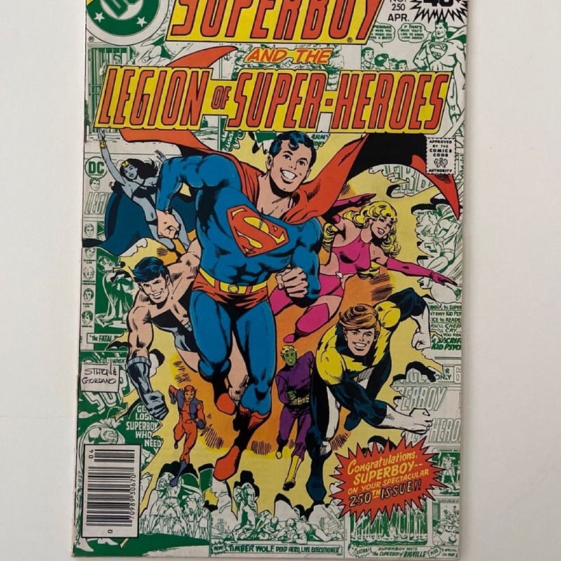 DC Comics Superboy and the Legion of Super Heroes, Vol 250