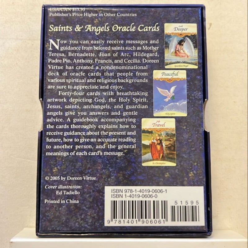 Saints & Angels Oracle Card Deck & Guide
