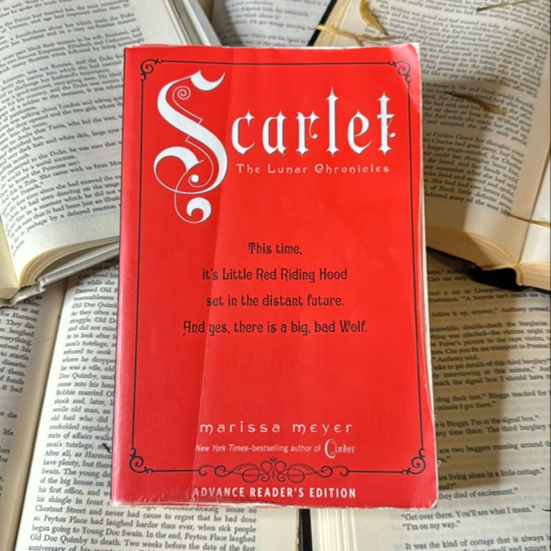 FIRST EDITION ARC (Advanced Readers Copy) Scarlet 