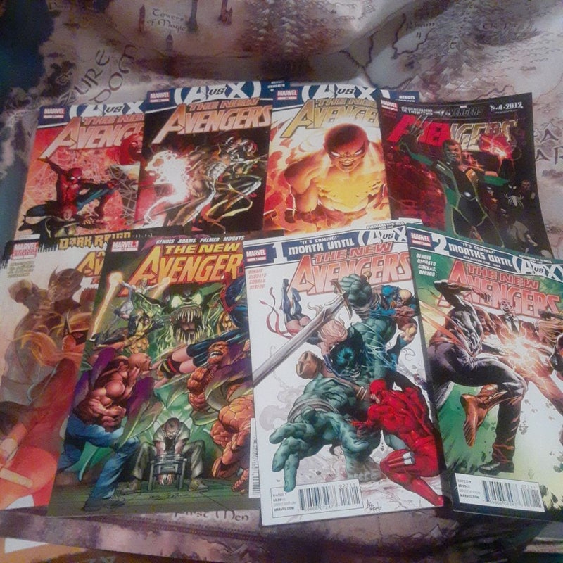 12 New Avengers 2011 Marvel Comics lot 18-27, Avengers comic lot issues 16.1, 18-27, The Reunion Hawkeye special