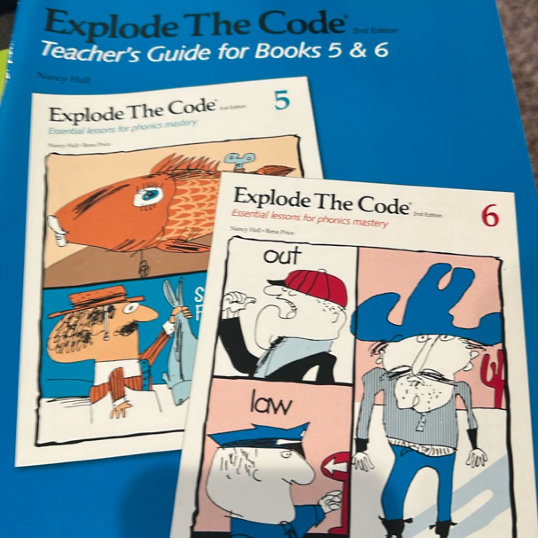 Explode The Code Teacher guide for books 5-6