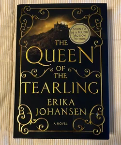 The Queen of the Tearling with red ribbon bookmark