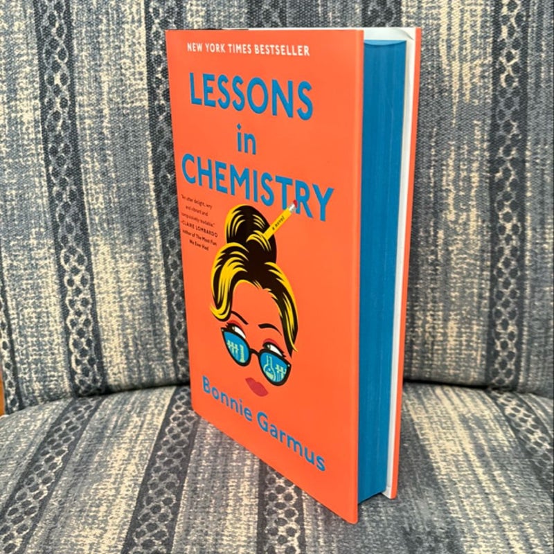 Lessons in Chemistry - 3rd printing w blue stained edges