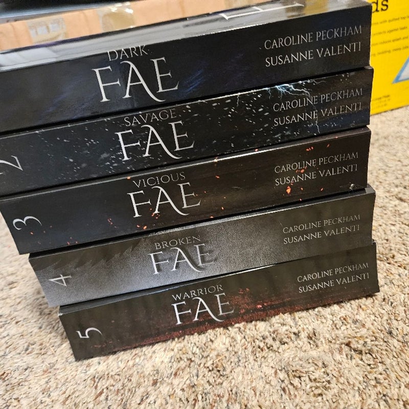 Dark Fae Complete Series 1st Ed OOP by Carolina Peckham and Susanne Valenti