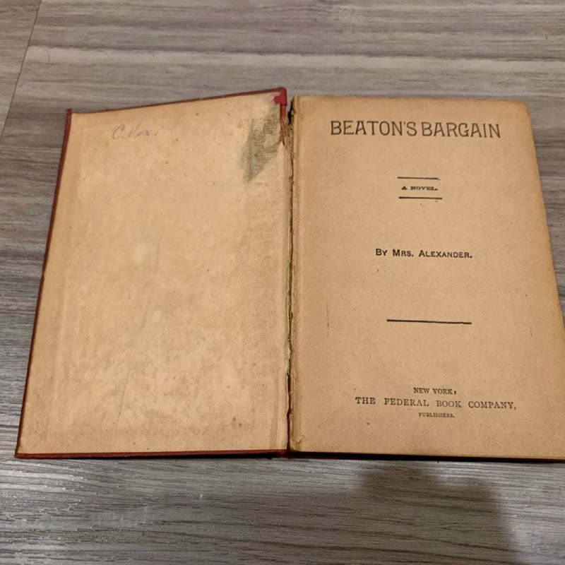 Beaton's Bargain: A Novel