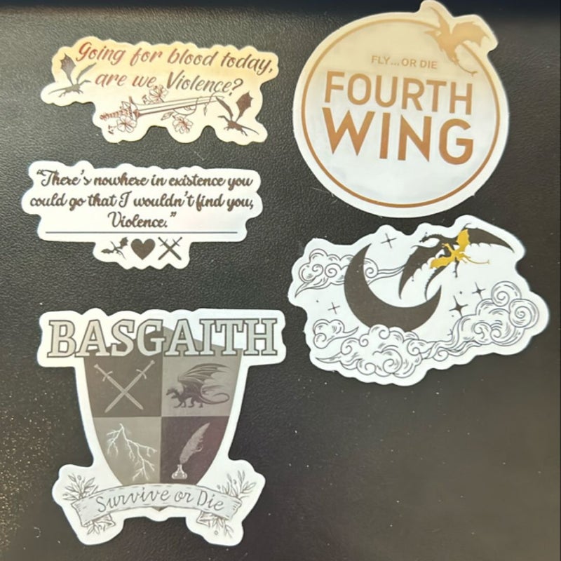 Fourth Wing Stickers