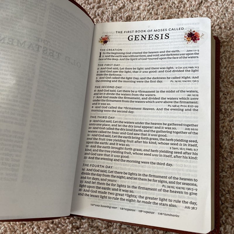 KJV Single Column Large Print Personal Size Reference Bible