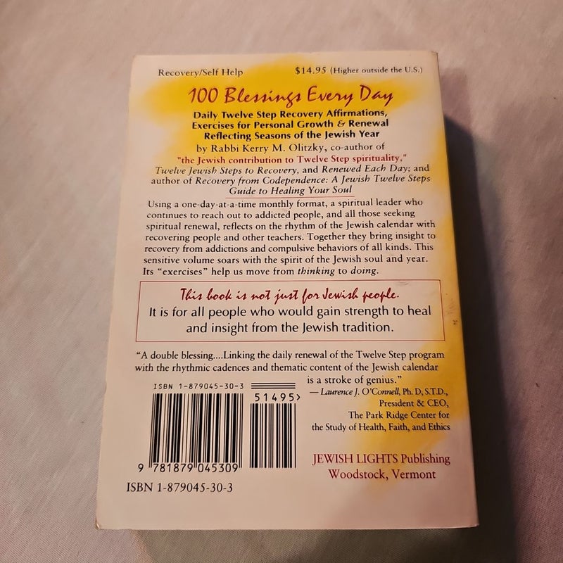 100 Blessings Every Day by Kerry M. Olitzky, Paperback Pangobooks