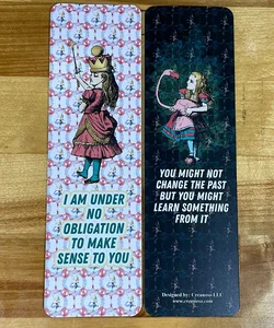 Alice in Wonderland Bookmark #1