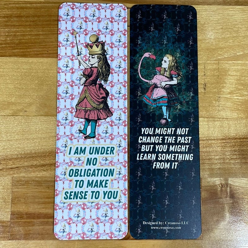 Alice in Wonderland Bookmark #1