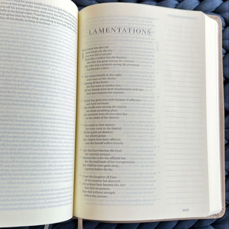ESV Single Column Journaling Bible LARGE PRINT Hosanna Revival