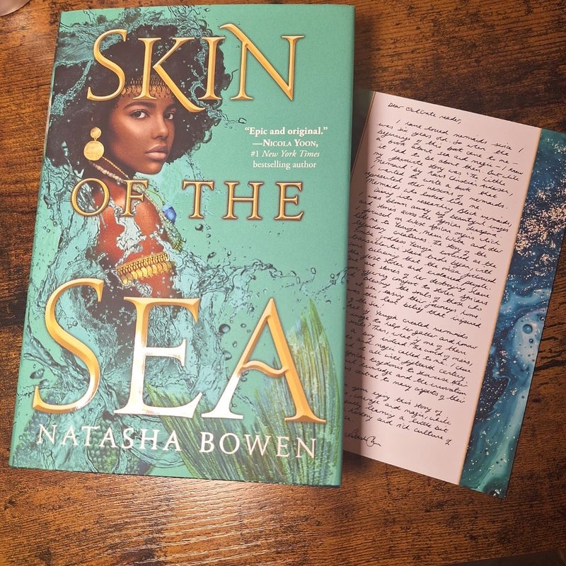 Skin of the Sea *owlcrate signed with sprayed edges*