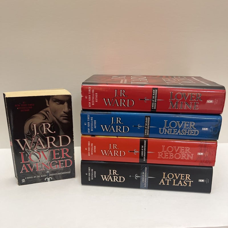 Black Dagger Brotherhood Series Bundle “A” Lover Avenged, Lover Mine, Lover Unleashed, Lover Reborn, & Lover At Last (Books 7-11): 