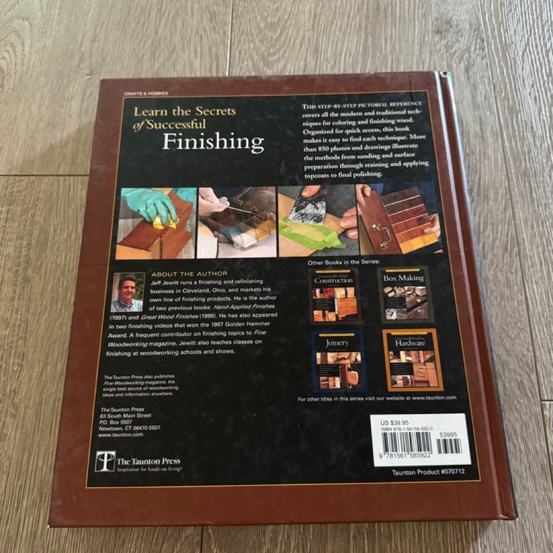 Finishing By Jeff Jewitt Wood Finishing Book