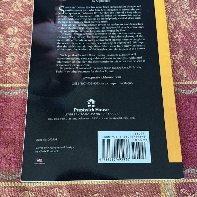 Oedipus Rex - Literary Touchstone Edition