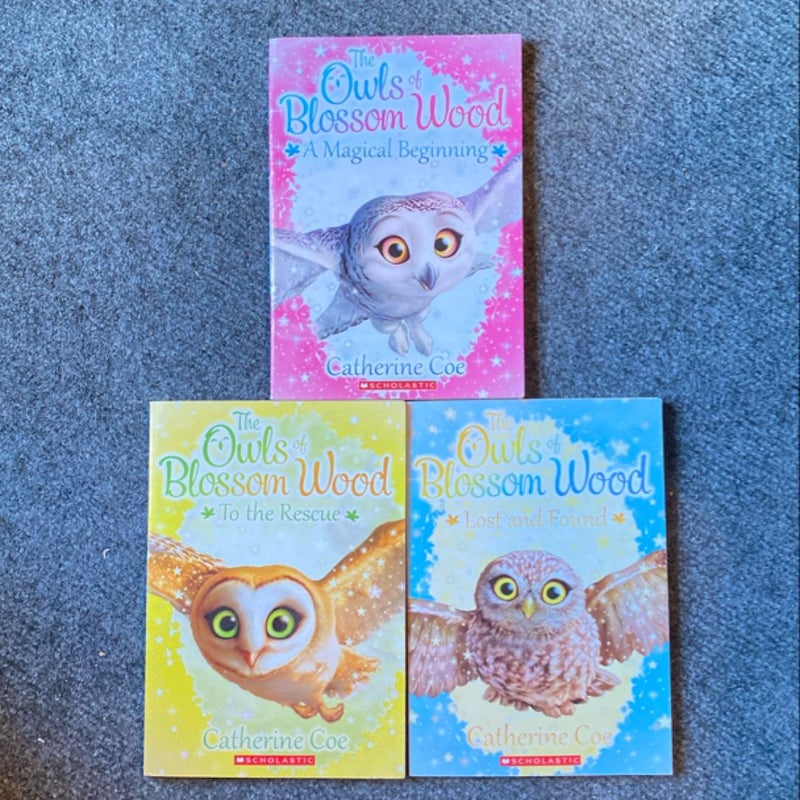 The Owls of Blossom Wood - Books 1-3