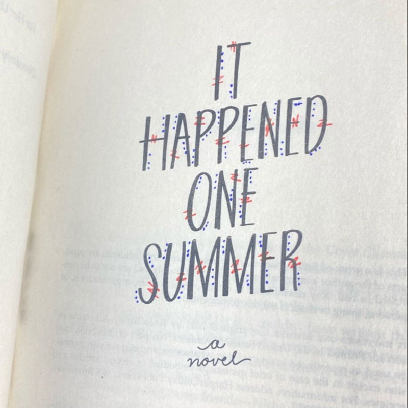 It Happened One Summer