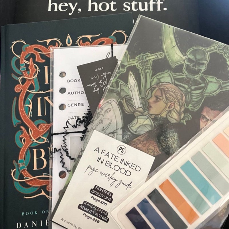 A Fate Inked In Blood Fairyloot and Probably Smuth with Overlays 