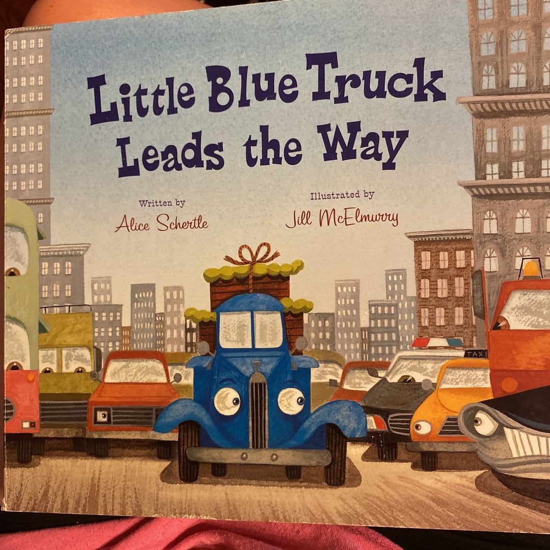 Little Blue Truck Leads the Way Lap Board Book