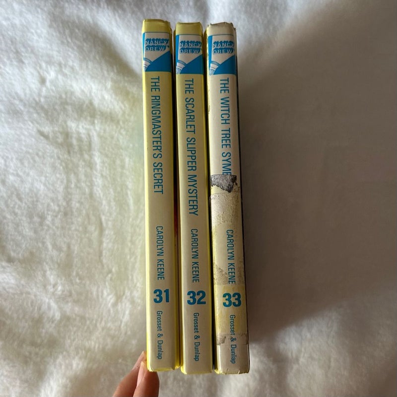 Nancy Drew #31, 32, & 33 Book Set