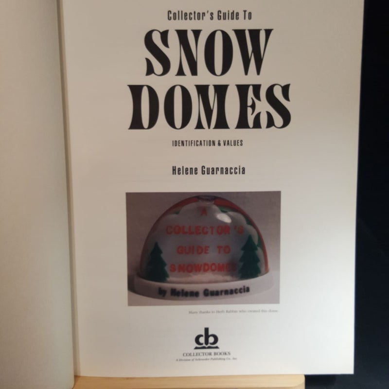 Collector's Guide to Snow Domes