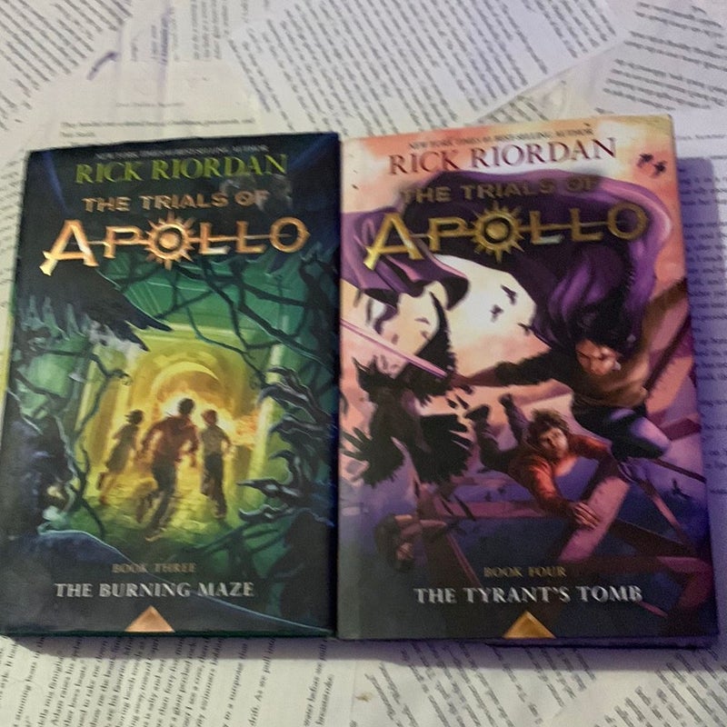 The Trials of Apollo books 3 & 4