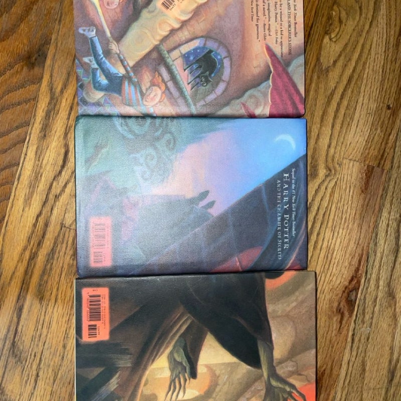 Harry Potter Books 2, 3, & 7