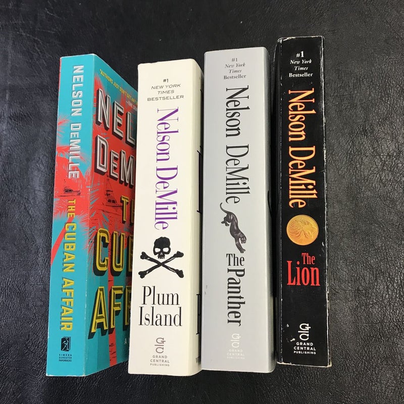 Nelson Demille 4 Paperback Bundle