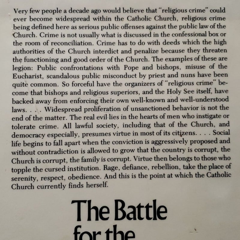 The Battle for the American Church