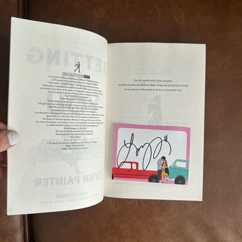 Betting on you arc signed Lynn painter