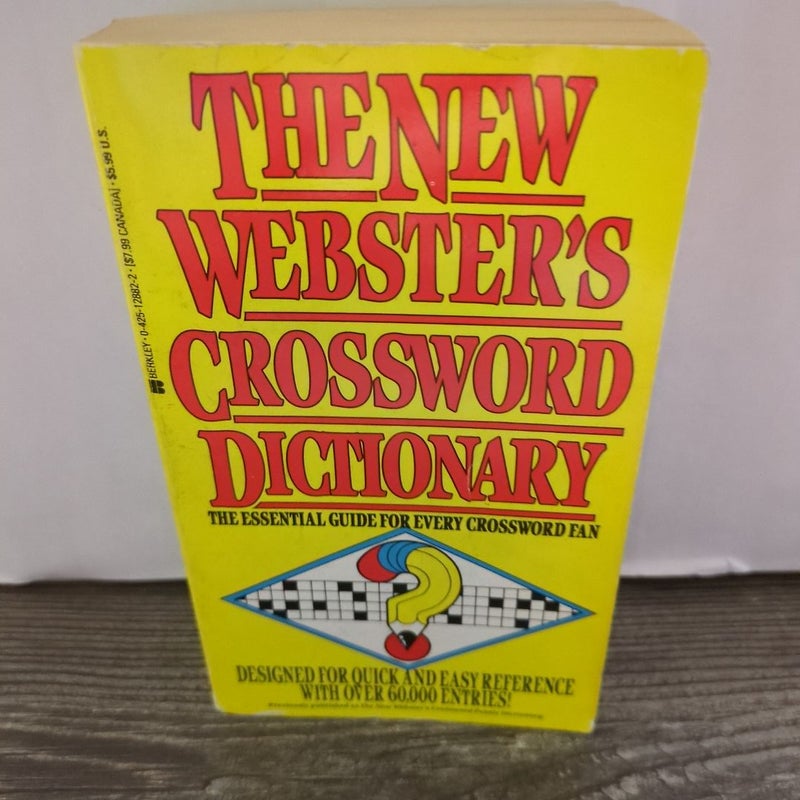 The New Webster's Crossword Dictionary