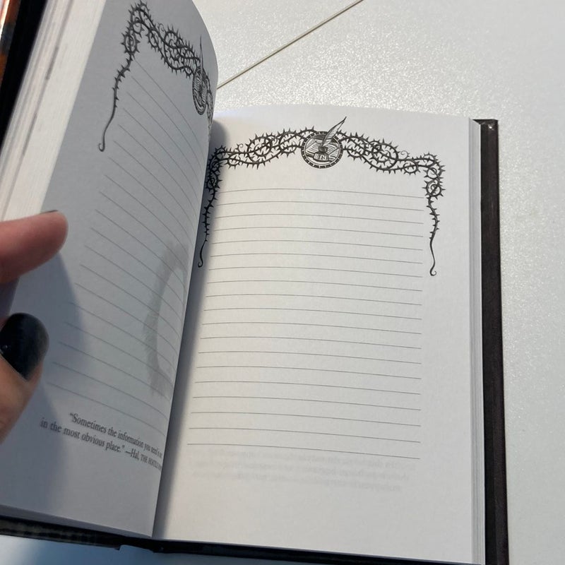 A Series of Unfortunate Events: the Blank Book