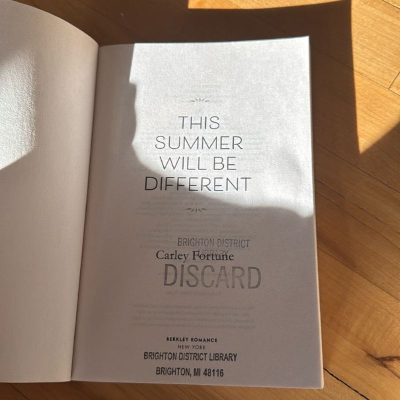 This Summer Will Be Different
