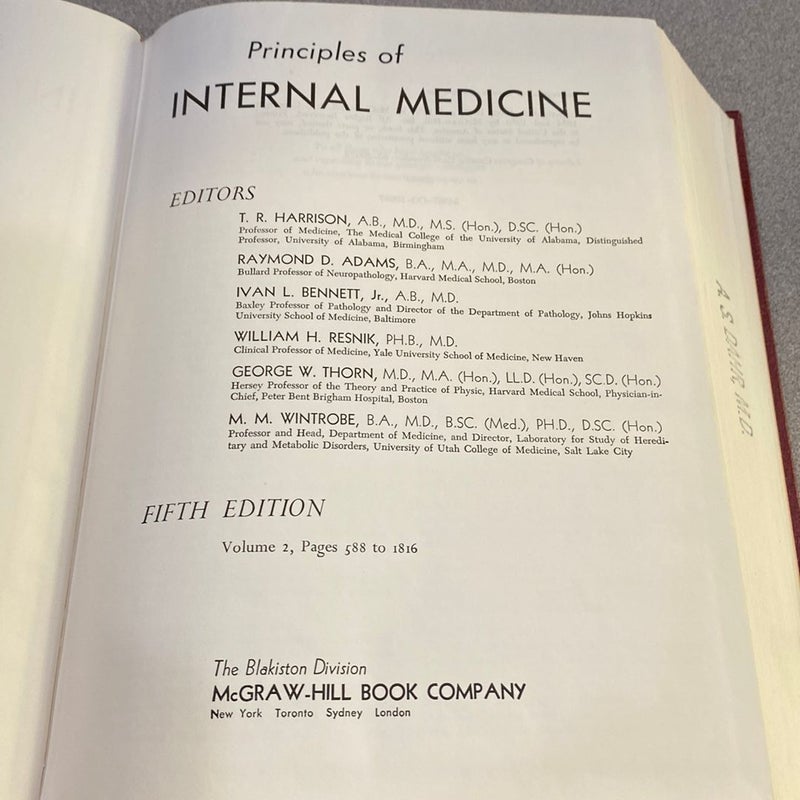 Principles of Internal Medicine 