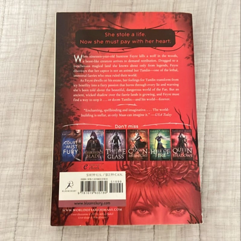 A Court of Thorns and Roses - First Edition