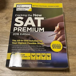 Cracking the New Sat Premium Edition 2016