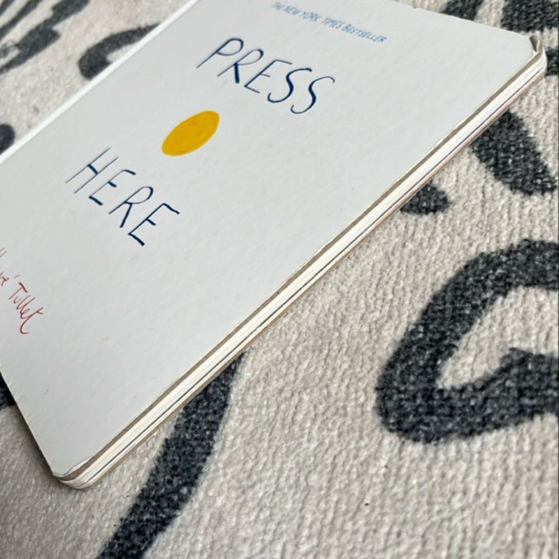 Press Here (Interactive Book for Toddlers and Kids, Interactive Baby Book)