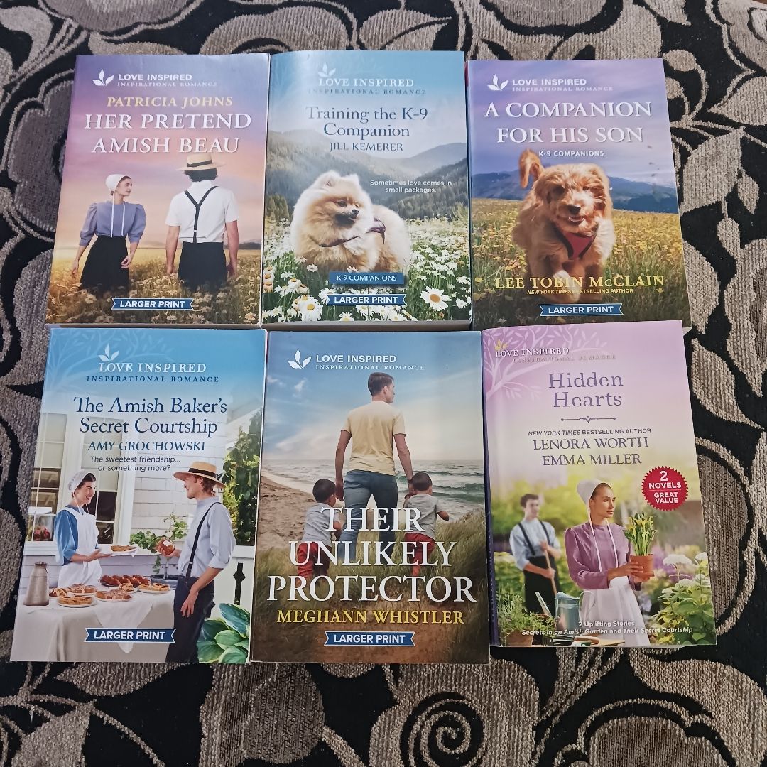 6 Love Inspired Inspirational Romance Books