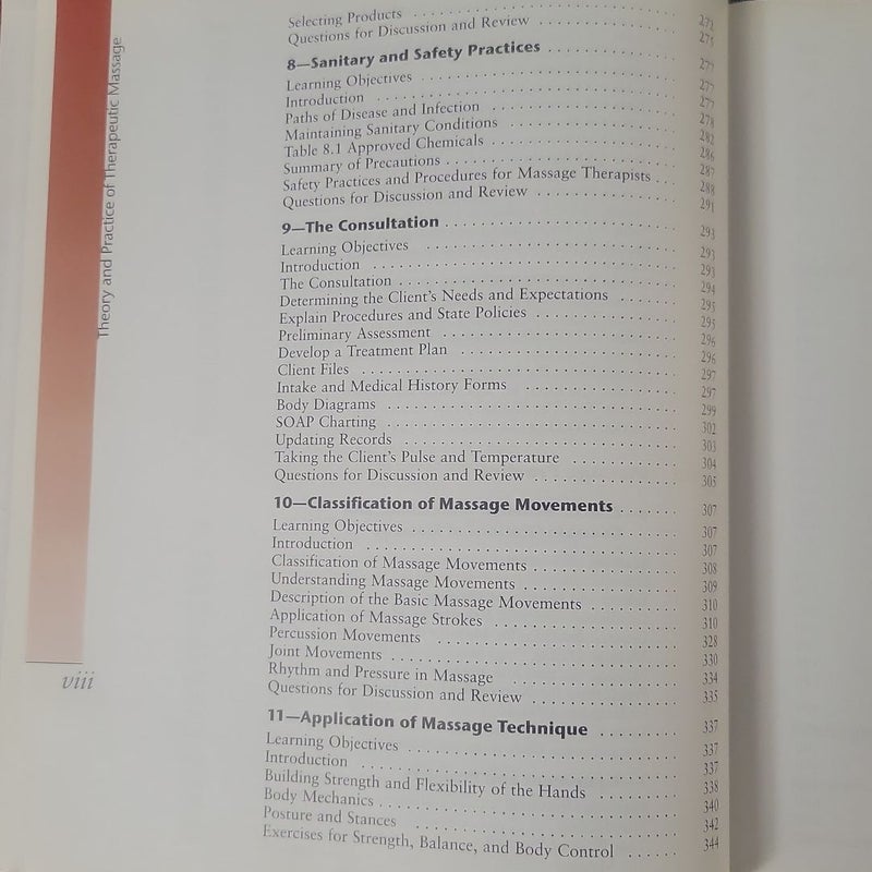 Theory and Practice of Therapeutic Massage